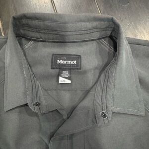 Marmot Men's Casual Button Down Shirt - Gray